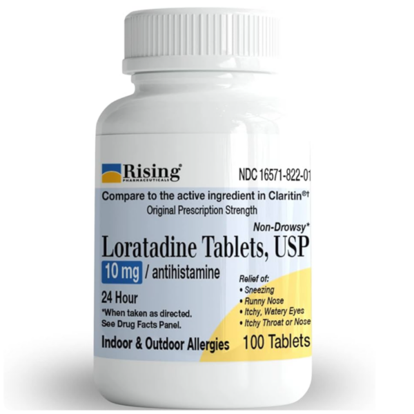 Loratadine Tablets 10mg, Allergy Relief Product - 100 Tablets