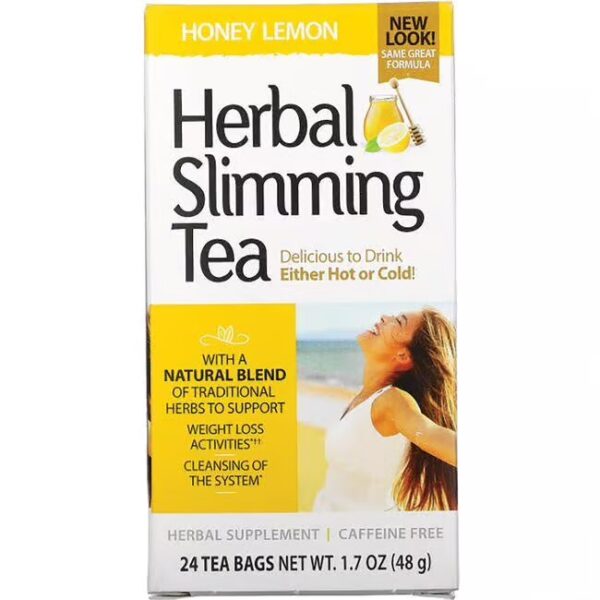 Slimming Herbal Tea Honey Lemon, 24 pack