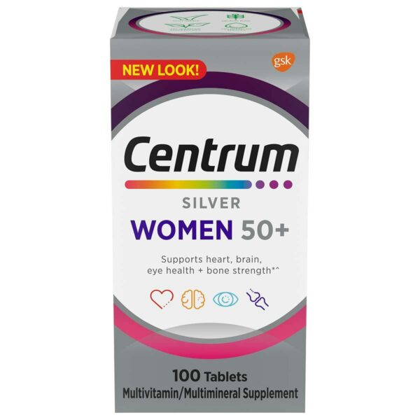 Centrum Silver Women 50+ Multivitamin, 100 Ct