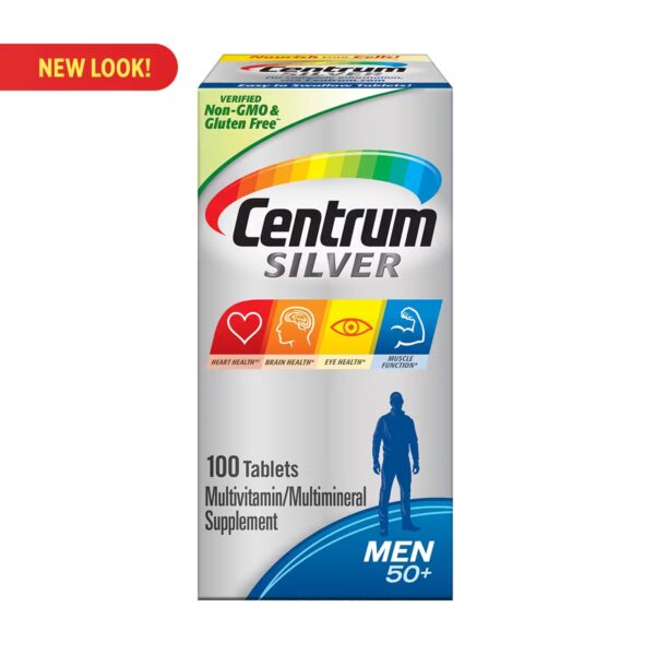 Centrum Silver for Men 50+ Multivitamin, 100 Ct