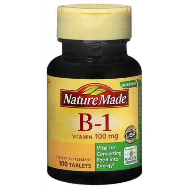 Vitamin B-1, 100 mg, 100 Tablets