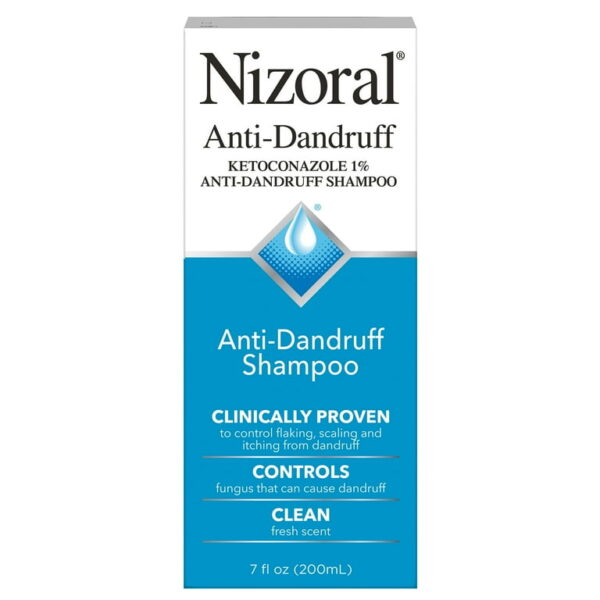 Nizoral Anti-Dandruff Shampoo with 1% Ketoconazole, Fresh Scent, (7 Fl Oz) 200 ML